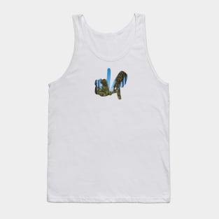 Medium LA Hands, Palm Trees Tank Top